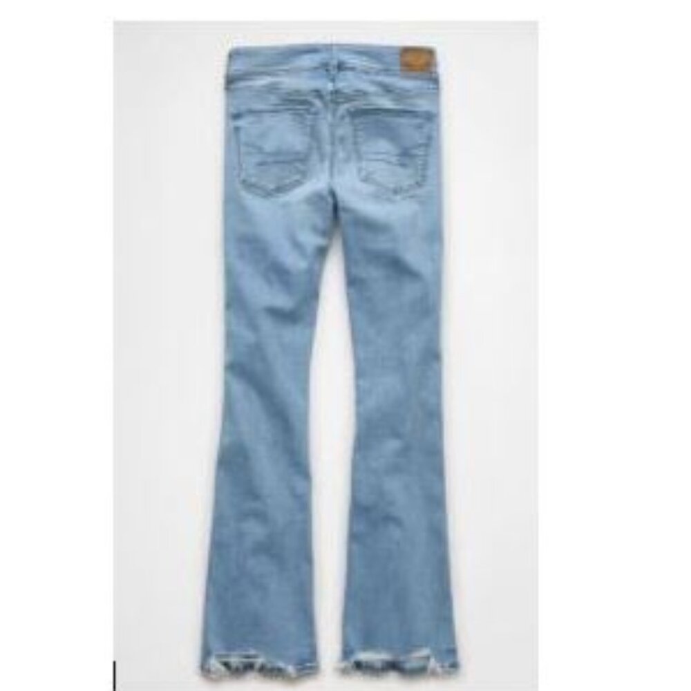 Womens American Eagle Next Level Stretch Light Blue Jeans